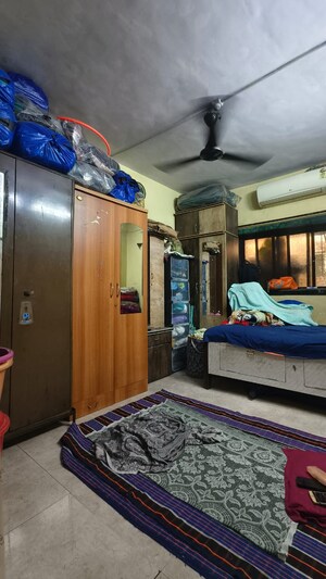 Bedroom in 1 BHK Apartment at Devta CHS, Kharigaon – for Rent