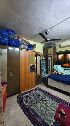 Bedroom in 1 BHK Apartment at Devta CHS, Kharigaon – for Rent