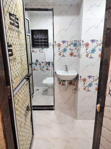 Bathroom in 2 BHK Apartment at Jimmy Tower Apartment, Kopar Khairane – for Sale