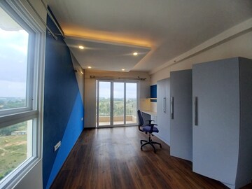 Building Lobby in 3 BHK Apartment at Godrej Aqua, International Airport Road – for Rent