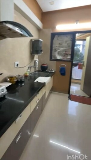 Kitchen in 3 BHK Apartment at Makarba – for Rent