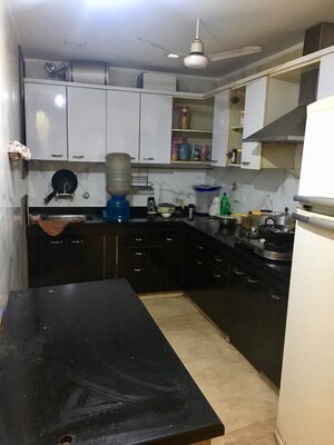 Kitchen in 3 BHK Builder Floor at East Of Kailash – for Rent