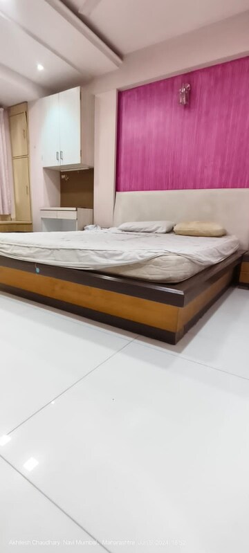 Bedroom in 2 BHK Apartment at Vidhani Mount View, Vashi Sector 17 – for Rent