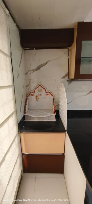 Bathroom in 2 BHK Apartment at Vidhani Mount View, Vashi Sector 17 – for Rent