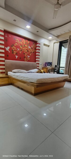 Bedroom in 2 BHK Apartment at Vidhani Mount View, Vashi Sector 17 – for Rent