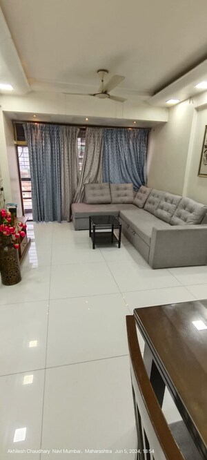 Living Room in 2 BHK Apartment at Vidhani Mount View, Vashi Sector 17 – for Rent