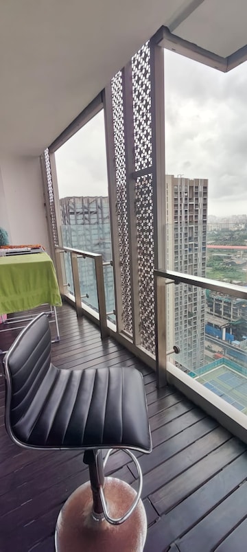 Balcony in 3 BHK Apartment at Lodha New Cuffe Parade, Wadala – for Rent