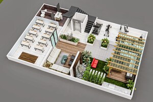 Floor Plan in 3 BHK Apartment at Jp Nagar Phase 7 – for Sale