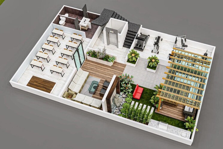 Floor Plan, jp nagar phase 7 3 Bedroom 1350 Sq.Ft. Apartment In Jp Nagar Phase 7 Bangalore 9243154