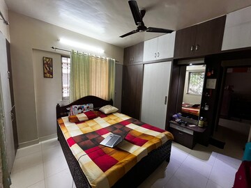 Bedroom in 2 BHK Apartment at Sai Dham CHS, Dhanori – for Rent