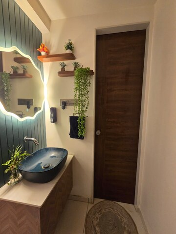 Bathroom in 3 BHK Apartment at Sama Savli Road – for Sale