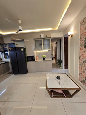 Living Room in 3 BHK Apartment at Sama Savli Road – for Sale