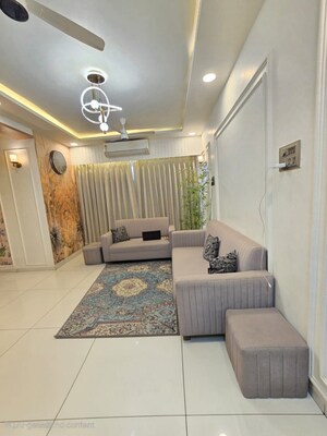 Living Room in 3 BHK Apartment at Sama Savli Road – for Sale