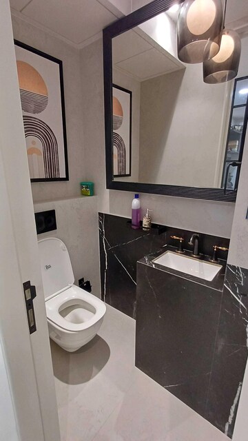 Bathroom in 3 BHK Apartment at Lodha Evoq, Wadala – for Rent