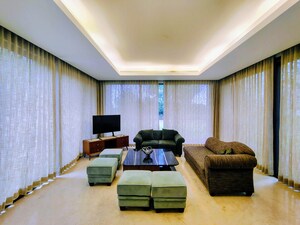 Living Room in 4 BHK Villa at Prestige Golfshire, Nandi Hills – for Rent