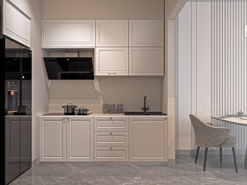 Kitchen in 3 BHK Apartment at Ambala Highway – for Sale