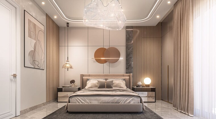 Bedroom, ambala highway 3 Bedroom 1610 Sq.Ft. Apartment In Ambala Highway Zirakpur 9243430