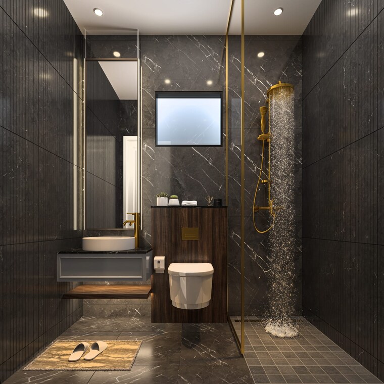Attached Bathroom, ambala highway 3 Bedroom 1610 Sq.Ft. Apartment In Ambala Highway Zirakpur 9243430
