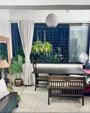 Balcony in 1 BHK Apartment at Rainbow CHS Goregaon West, Mitha Nagar – for Rent