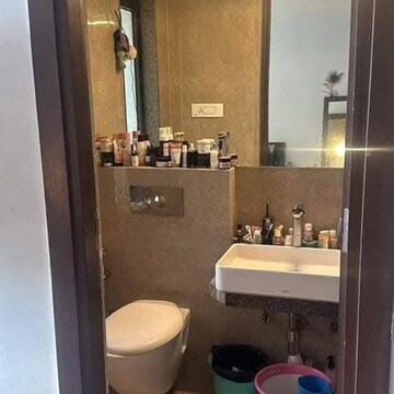 Bathroom in 1 BHK Apartment at Sunteck Crest, Vijay Nagar – for Rent