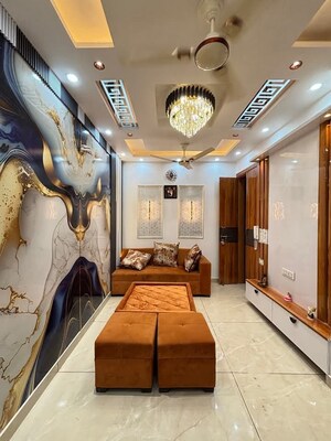 Living Room in 2 BHK Apartment at Mahavir Enclave 1 – for Sale