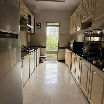 Kitchen in 3 BHK Apartment at Oshiwara Gulmohar Apartment, Mhada Colony – for Rent