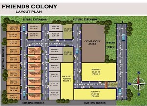  Plot – Map Location View at Pura Mufti - for Sale