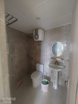 Bathroom in 3 BHK Apartment at Mahagun Mosaic, Vaishali Sector 4 – for Rent