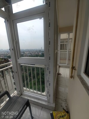 Balcony in 3 BHK Apartment at Mahagun Mosaic, Vaishali Sector 4 – for Rent