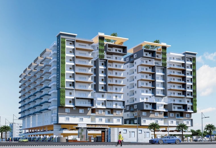 Exterior View, endeco-ts-heights 3 Bedroom 1830 Sq.Ft. Apartment In Moti Nagar Hyderabad 9243589