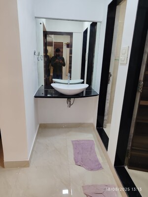 Bathroom in 1 BHK Apartment at Kanti Apartments, Bandra West – for Rent