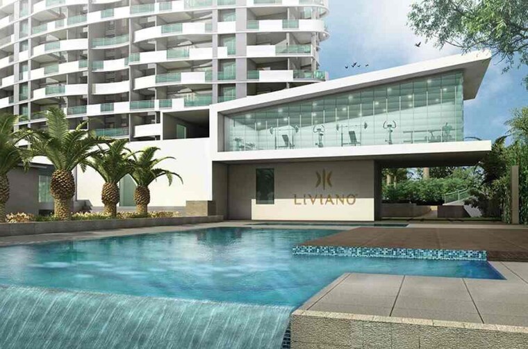 Exterior View, goel-ganga-liviano 2 Bedroom 1300 Sq.Ft. Apartment In Kharadi Pune 9239531
