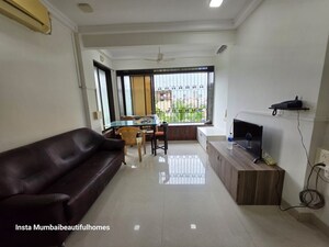 Living Room in 2 BHK Apartment at S Raheja Z 16, Bandra West – for Rent