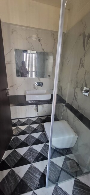 Bathroom in 2 BHK Apartment at Omkar Balewadi 37, Balewadi – for Rent