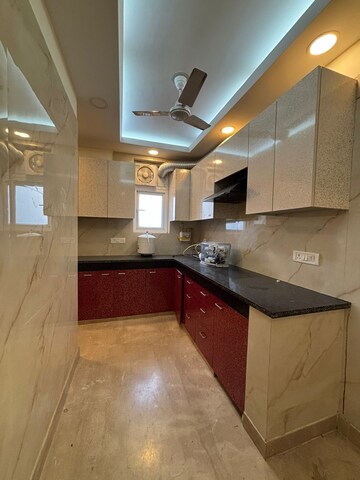 Kitchen in 2 BHK Builder Floor at Malviya Nagar – for Rent