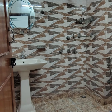 Staircase in 2 BHK Apartment at Gaur Valerio, Ahinsa Khand 2 – for Rent