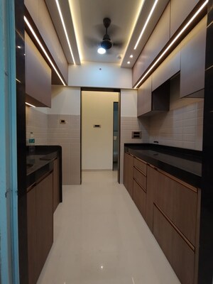 Kitchen in 1.5 BHK Apartment at Shapoorji Pallonji Siennaa, Kandivali East – for Rent