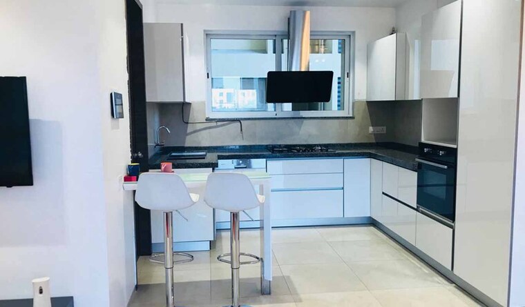 Kitchen, ganga-platino 3 Bedroom 1700 Sq.Ft. Penthouse In Kharadi Pune 9243721