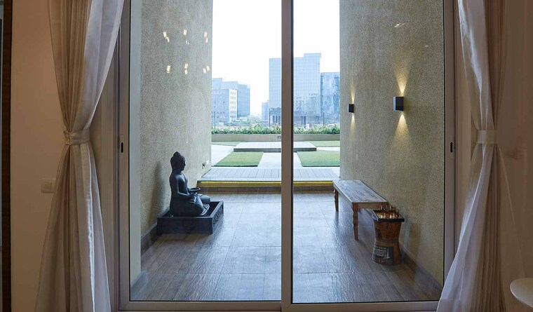 Living Room, ganga-platino 3 Bedroom 1700 Sq.Ft. Penthouse In Kharadi Pune 9243721