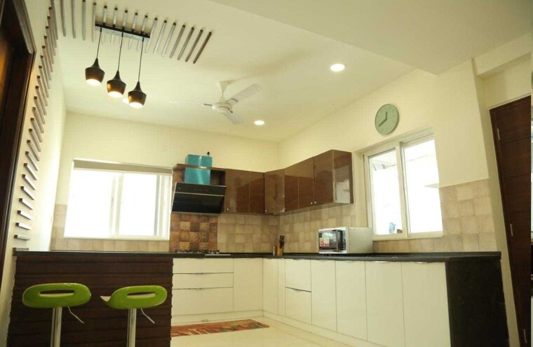 Kitchen, manjeera-purple-town 4 Bedroom 3500 Sq.Ft. Villa In Gopanpally Hyderabad 9243765