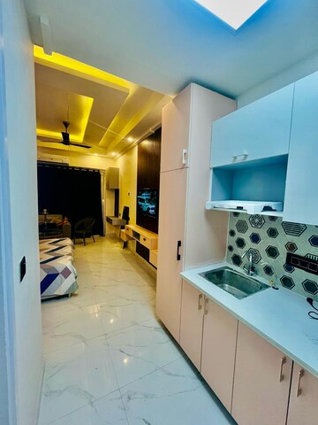 Kitchen in Studio Apartment at Gaur City Center, Sector 4 Greater Noida – for Rent