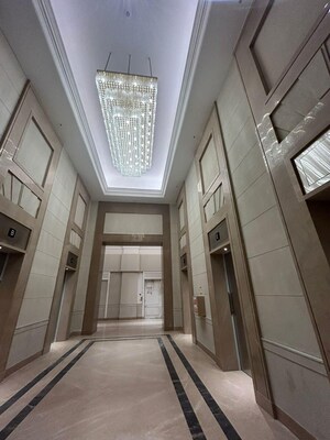 Building Lobby in 3 BHK Apartment at Indiabulls Sky Forest, Lower Parel – for Rent