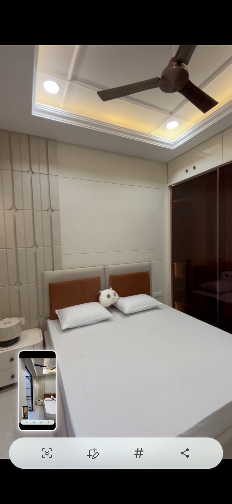 Master Bedroom, napania 3 Bedroom 1000 Sq.Ft. Villa In Napania Indore 9243845