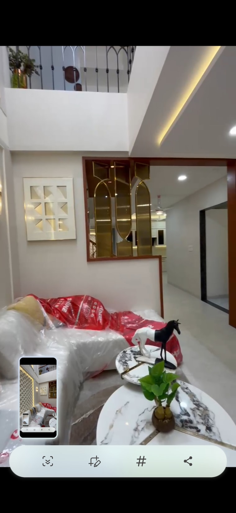 Bedroom, napania 3 Bedroom 1000 Sq.Ft. Villa In Napania Indore 9243845