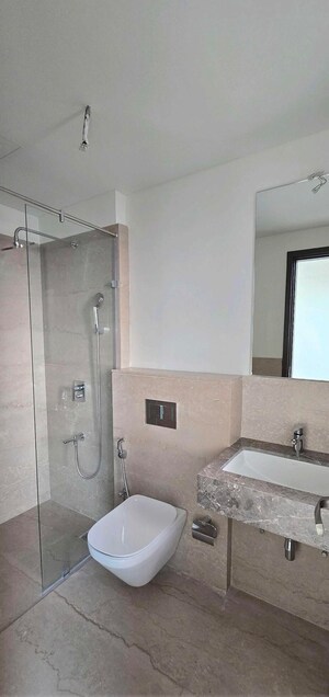 Bathroom in 3 BHK Apartment at Piramal Mahalaxmi, Mahalaxmi – for Rent