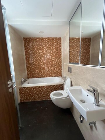 Bathroom in 3 BHK Apartment at Lodha The Park, Worli – for Rent