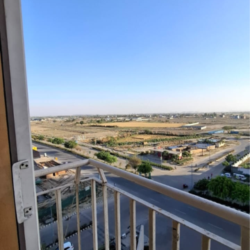 Balcony in 3 BHK Apartment at Wave Dream Homes, Ram Nagar – for Rent