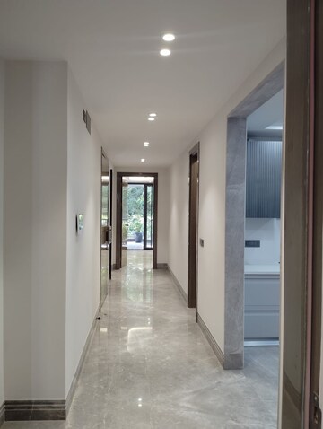 Building Lobby in 3 BHK Builder Floor at Sarvapriya Vihar – for Rent