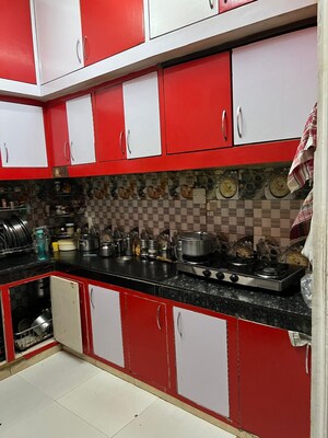 Kitchen in 2 BHK Builder Floor at RWA Indraprastha Apartments, Burari – for Sale