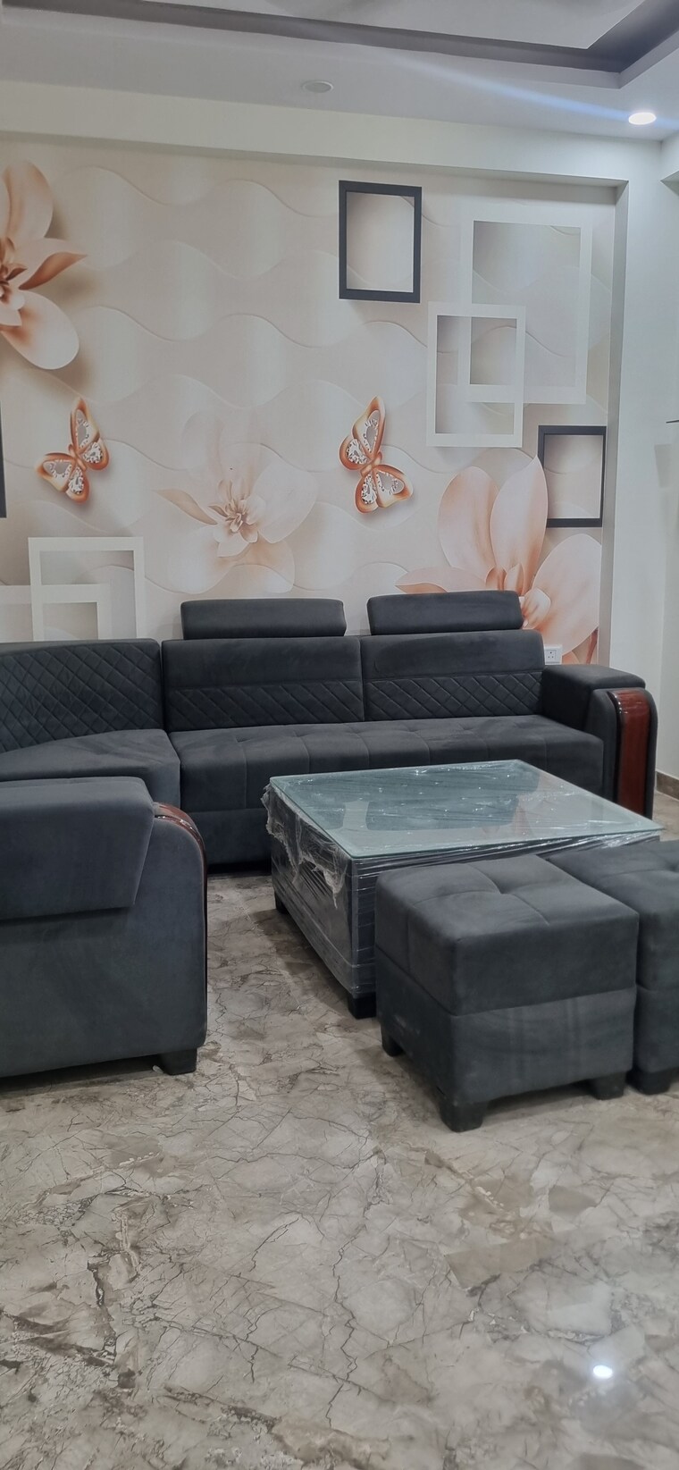 Living Room, pareena-om-apartments 2 Bedroom 664 Sq.Ft. Apartment In Sector 112 Gurgaon 9244228